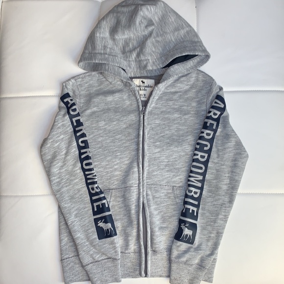 Abercrombie Kids Logo Sweater Jacket - Picture 2 of 9
